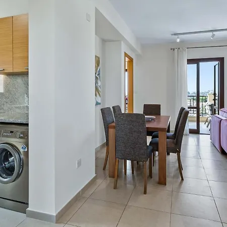 Apartment Beautiful Sea And Sunset Views From Ce13, Theseus Village, Aphrodite Hills *
