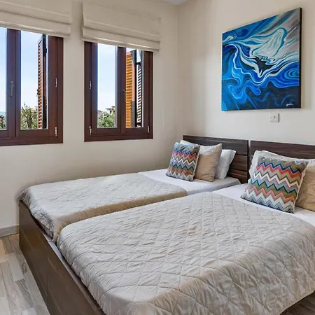 Beautiful Sea And Sunset Views From Ce13, Theseus Village, Aphrodite Hills Apartment *
