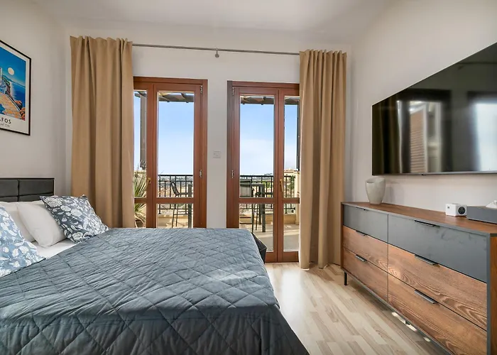 アパート Beautiful Sea And Sunset Views From Ce13, Theseus Village, Aphrodite Hills *