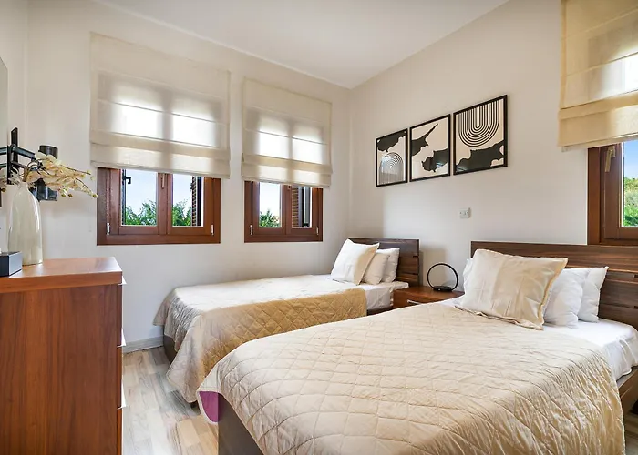 アパート Beautiful Sea And Sunset Views From Ce13, Theseus Village, Aphrodite Hills *