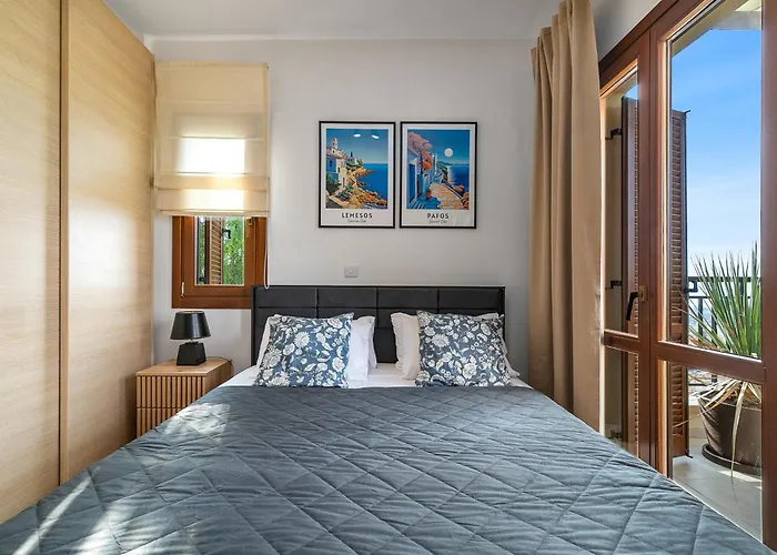 アパート Beautiful Sea And Sunset Views From Ce13, Theseus Village, Aphrodite Hills クークリア