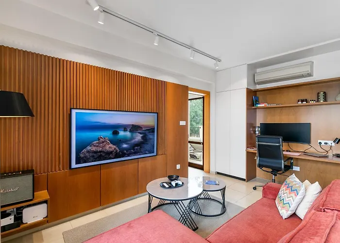 アパート Beautiful Sea And Sunset Views From Ce13, Theseus Village, Aphrodite Hills クークリア